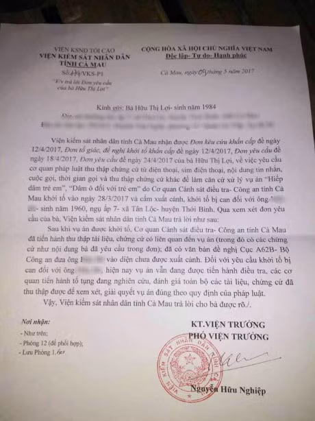 Vu be gai 13 tuoi o Ca Mau tu tu: De nghi cam nguoi nghi xam hai be xuat canh - Anh 2