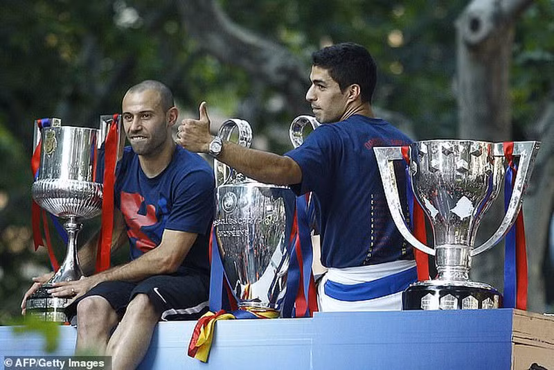 Mascherano thành công rực rỡ nhất tại Barcelona.