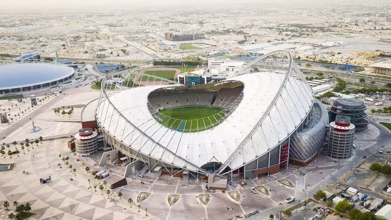 Sân vận động quốc tế Khalifa của Qatar.