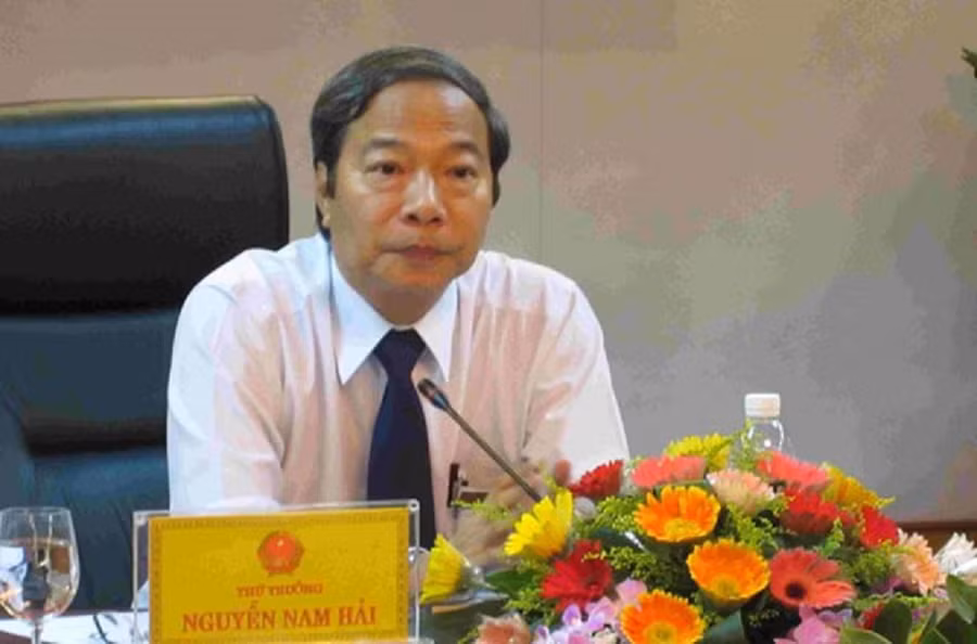 Ông Nguyễn Nam Hải trong thời kỳ giữ chức Thứ trưởng Bộ Công thương