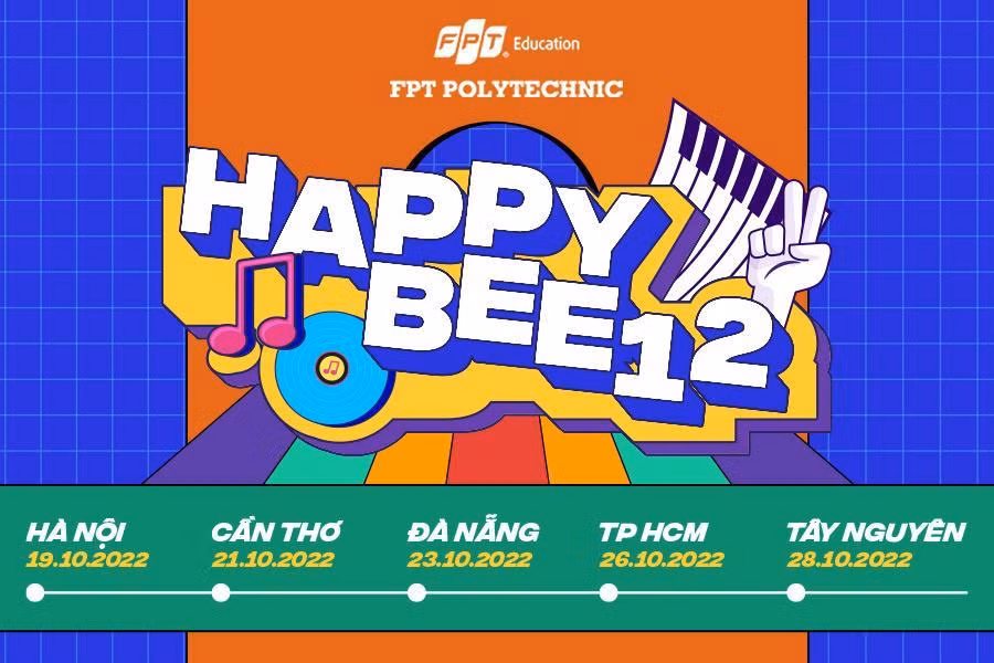 Chuỗi nhạc hội Happy Bee 12 diễn ra vào cuối tháng 10.