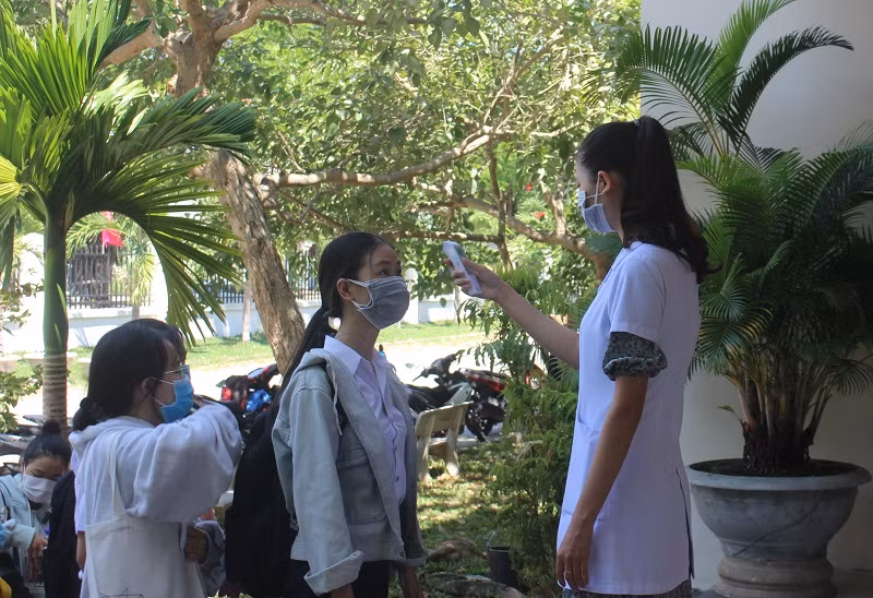 Quảng Ngãi thêm địa điểm thi để giãn cách thí sinh.