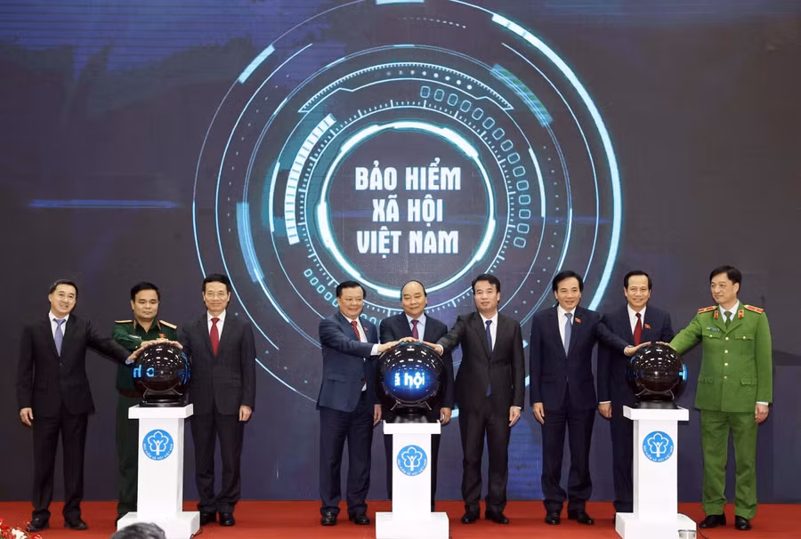 Lãnh đại Nhà nước, BHXH tại lễ công bố ứng dụng VssID.