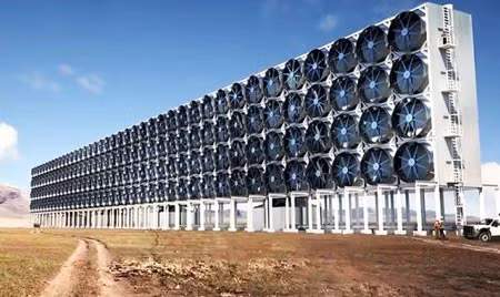 Chế quạt khổng lồ hút CO2 như cây xanh ảnh 1