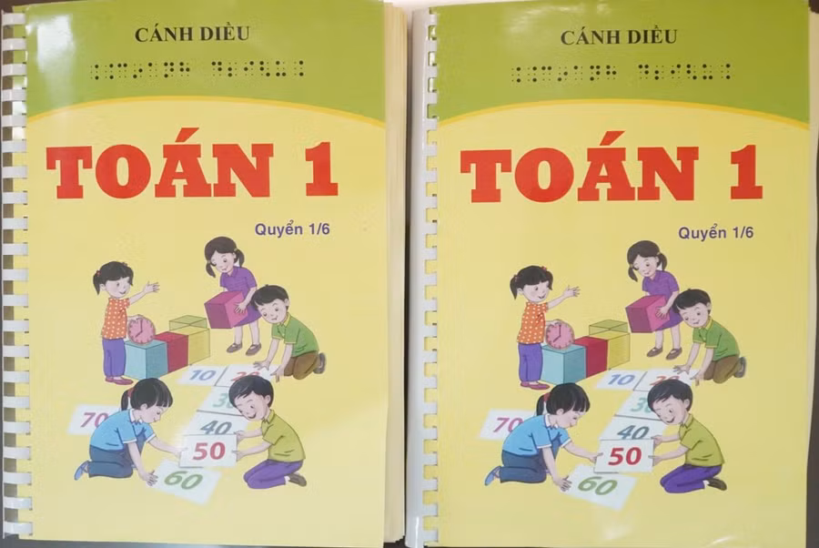 Sách chữ nổi cho học sinh còn thiếu rất nhiều.