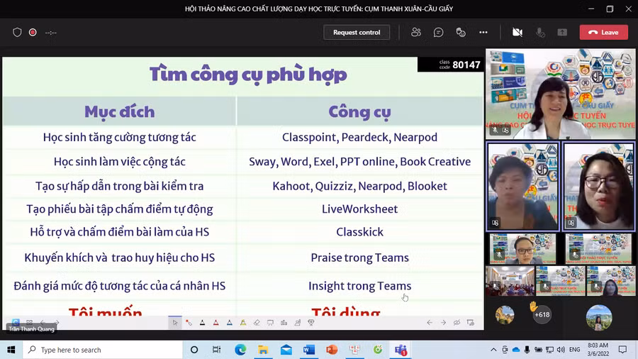 Cộng đồng học tập tích cực tại Trường Nguyễn Tất Thành góp phần thúc đẩy cán bộ, giáo viên nâng cao chất lượng công tác giáo dục lí tưởng cách mạng, đạo đức, lối sống cho học sinh.