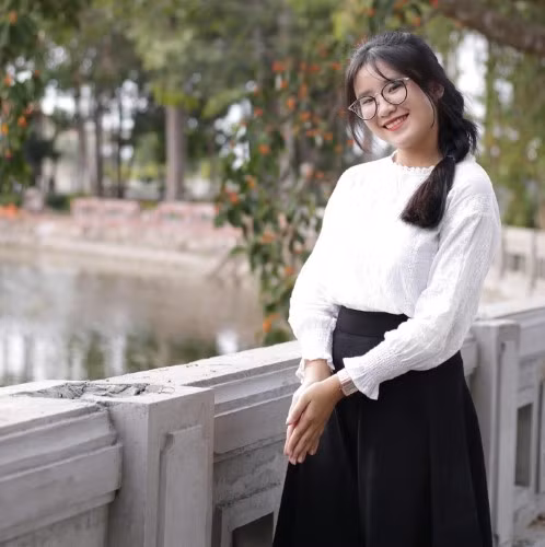Giáo sinh Trần Thy Trúc, ngành Sư phạm Mầm non, Trường ĐH Trà Vinh.