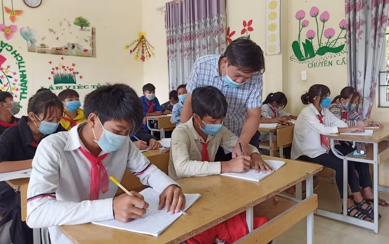 Nhiều học sinh vùng cao không học tiếp THPT. 