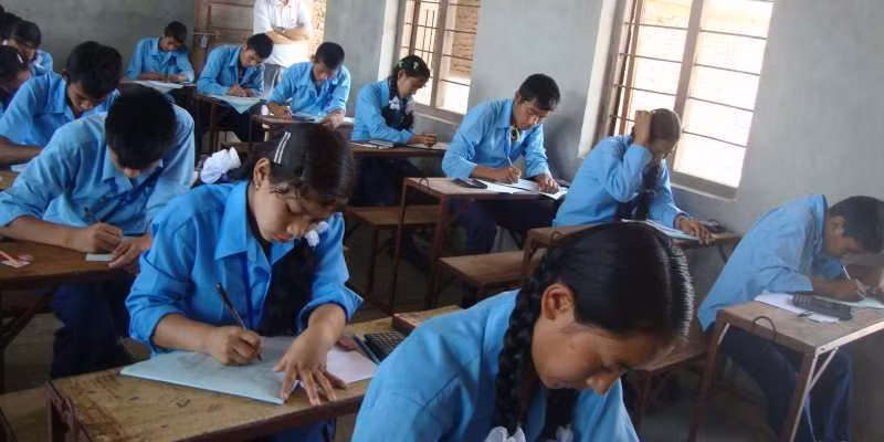 Học sinh Nepal.