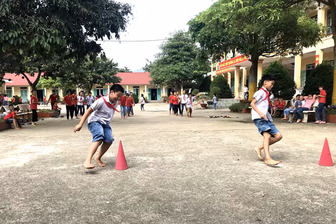 Các nhà trường cần tận dụng không gian, cơ sở vật chất trường học để tổ chức các hoạt động ngoại khóa bổ ích, miễn phí cho học sinh trong dịp hè. Ảnh: IT