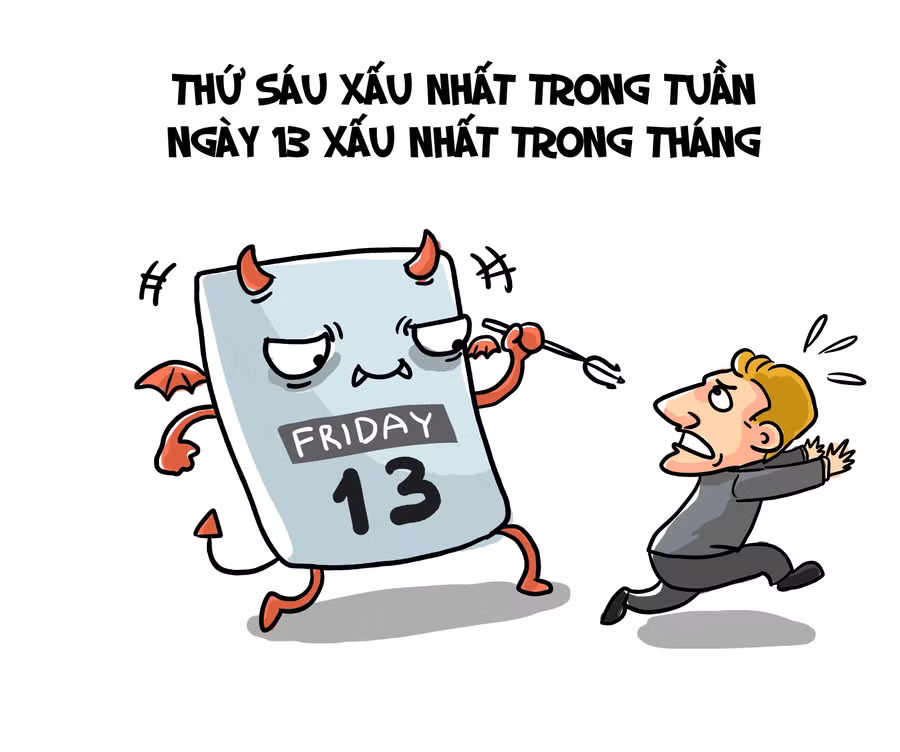 Vì sao lại vậy? Theo quan niệm của người phương Tây, thứ 6 là ngày xấu nhất tuần, ngày 13 là ngày xấu nhất tháng. Do đó, khi kết hợp hai điều này với nhau, thứ 6 ngày 13 sẽ tạo nên nỗi sợ hãi lớn.