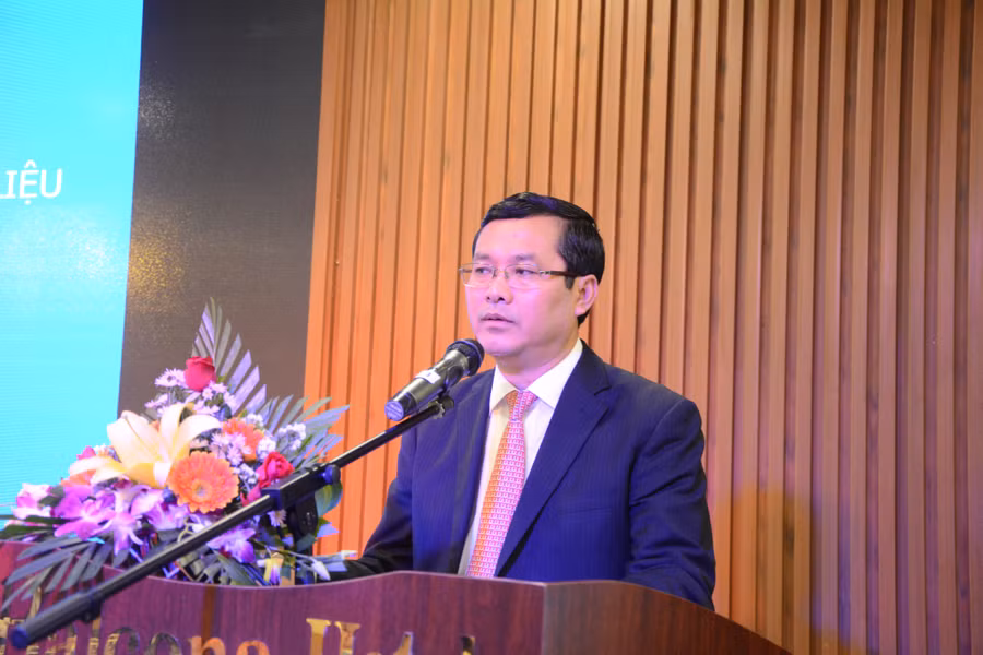Thứ trưởng Nguyễn Văn Phúc phát biểu khai mạc Hội thảo.