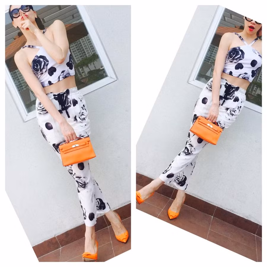 Hà Hồ hàng hiệu sành điệu, Diễm Hương chân dài miên man