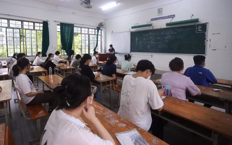Thí sinh Đà Nẵng tham dự Kỳ thi tốt nghiệp THPT năm 2022.