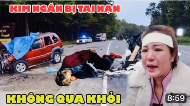Thúy Nga lên tiếng về thực hư thông tin ca sĩ Kim Ngân qua đời vì tai nạn giao thông.