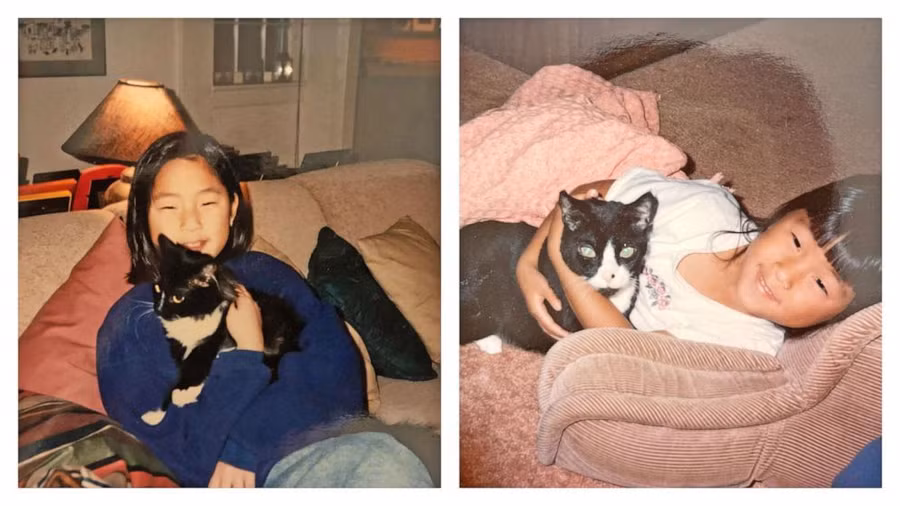 Emily Bushnell và Molly Sinert trong một khoảnh khắc "sinh đôi". Cả hai đã lớn lên mà không biết sự tồn tại của nhau. Ảnh: GMA.