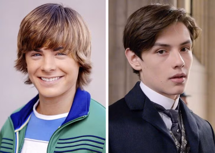 Zac Efron và Louis Partridge, 17 tuổi.