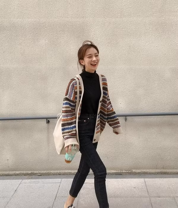 3 công thức phối đồ "bao xinh" với cardigan ảnh 5
