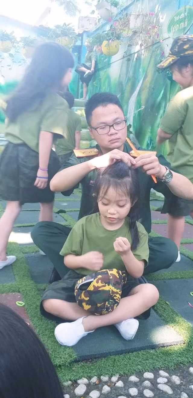Phút thư giãn nơi "thao trường"