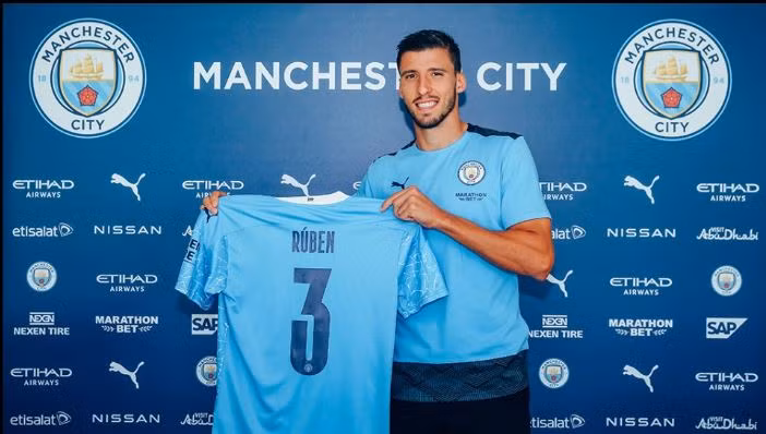 Ruben Dias đã hoàn tất việc chuyển đến Man City với giá 64 triệu bảng.