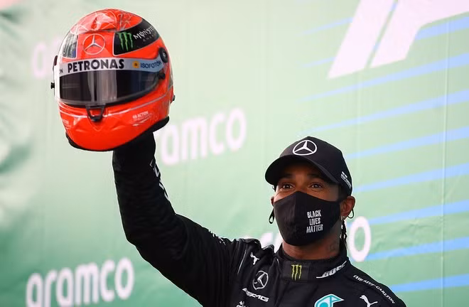 Hamilton được mong chờ lập kỷ lục tại chặng đua Bồ Đào Nha vào ngày 25/10. Ảnh: Getty.