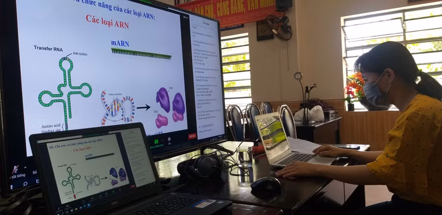 Với việc dạy học trực tuyến và khảo sát, phụ đạo sớm cho HS sau khi quay trở lại trường, các trường học đã đảm bảo cho HS liền mạch kiến thức.