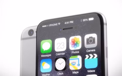 Một phiên bản iPhone 7 với phần khung viền đỉnh máy cũng rất mỏng. Một phiên bản iPhone 7 với phần khung viền đỉnh máy cũng rất mỏng.
