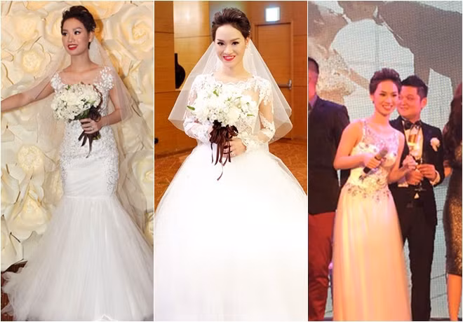 Những bộ váy cưới đẹp như mơ của sao Việt 2014 ảnh 3