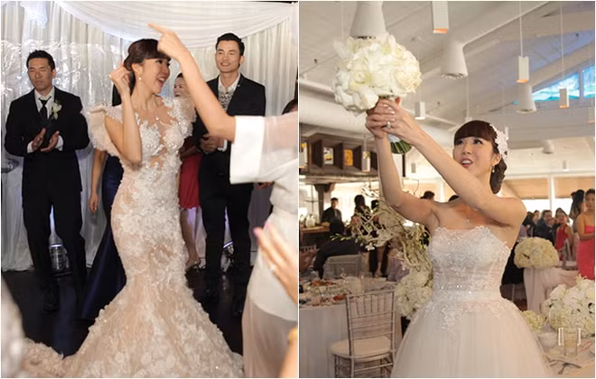 Những bộ váy cưới đẹp như mơ của sao Việt 2014 ảnh 1