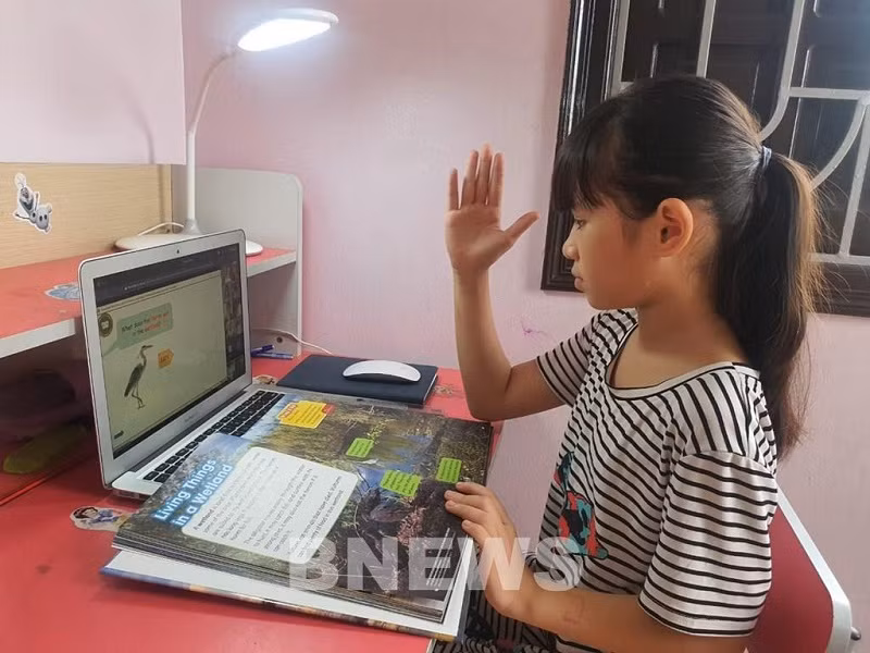 Học sinh chủ động trong giờ học trực tuyến. Ảnh minh họa