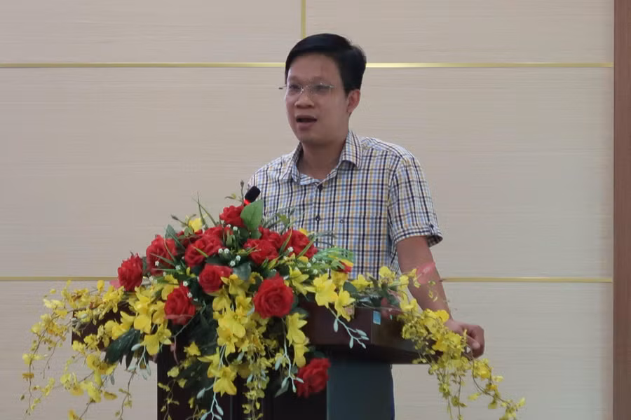 Ông Nguyễn Quang Huy- Phó Giám đốc Sở Thông tin và Truyền thông Hải Phòng phát biểu tại Hội nghị. Ông Nguyễn Quang Huy- Phó Giám đốc Sở Thông tin và Truyền thông Hải Phòng phát biểu tại Hội nghị.