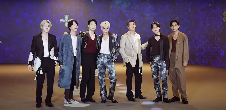 Nhóm nhạc BTS.