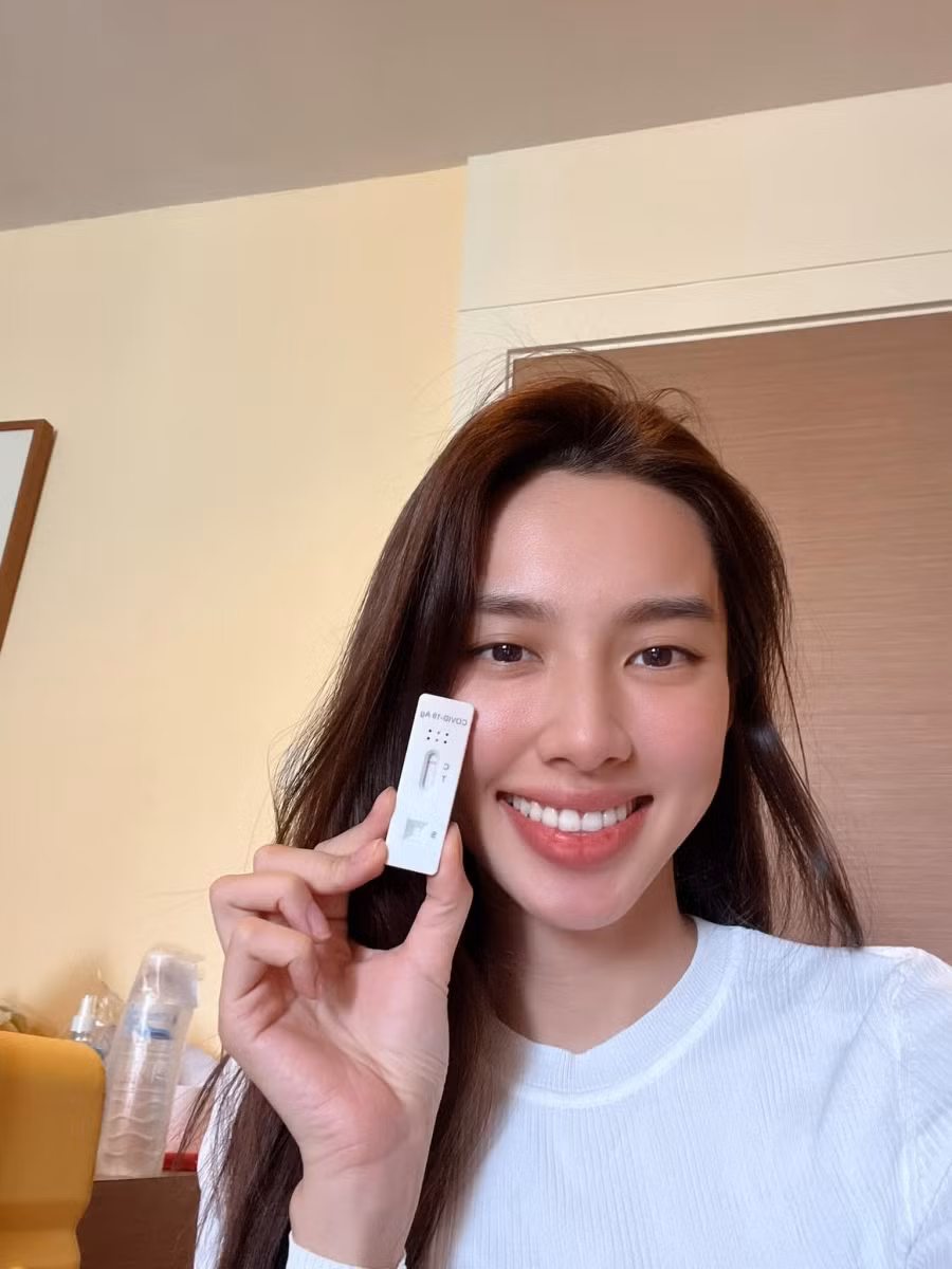 Hoa hậu Nguyễn Thúc Thùy Tiên vui mừng chiến thắng Covid-19 ảnh 5