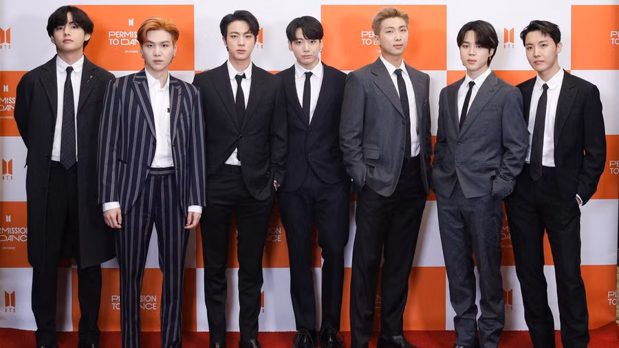Nhóm nhạc BTS.