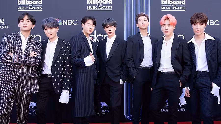 Nhóm nhạc BTS.