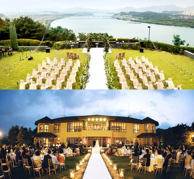 Nơi tổ chức "hôn lễ thế kỷ" của Hyun Bin và Son Ye Jin tại Aston House, khách sạn Sheraton Grand Walkerhill.