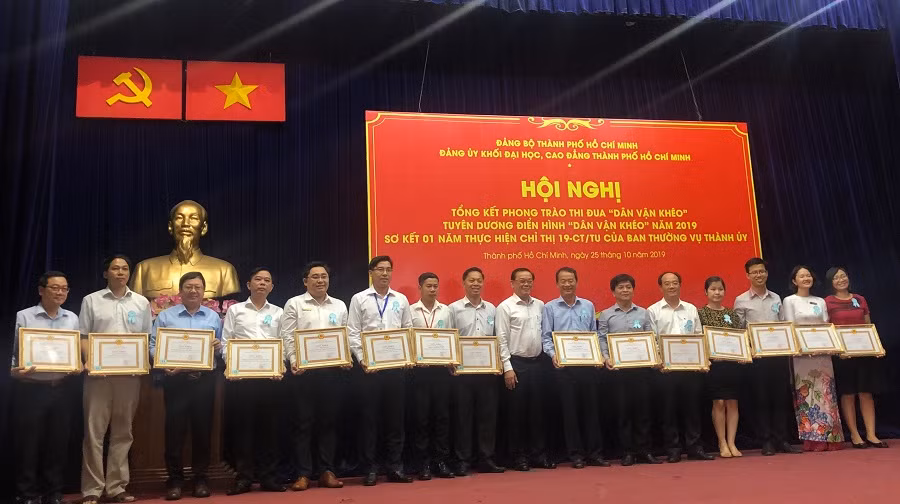 Có 41 cá nhân, tập thể được tuyên dương điển hình "Dân vận khéo" năm 2019