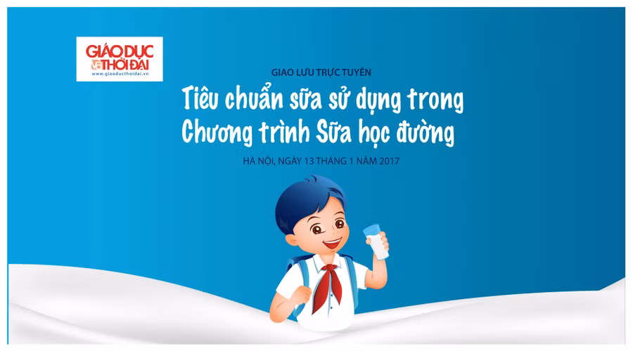 Tiêu chuẩn sữa sử dụng trong Chương trình Sữa học đường