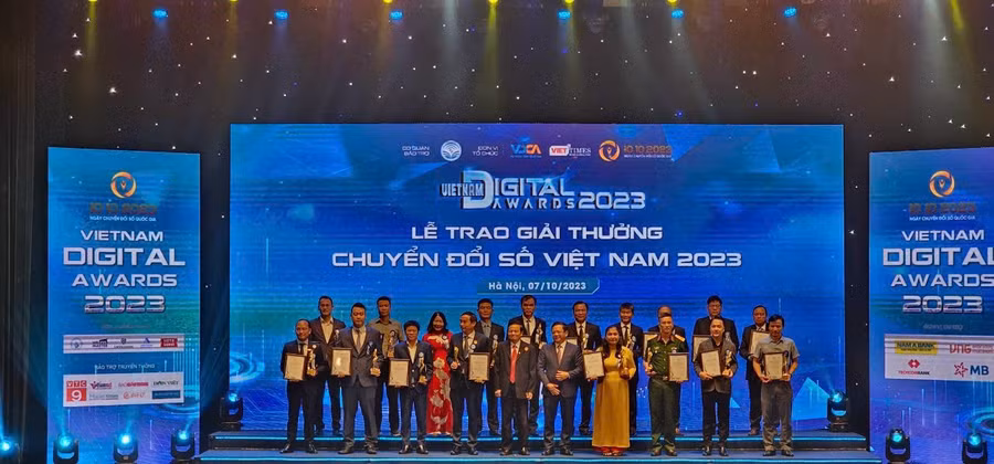Trao giải thưởng chuyển đổi số Việt Nam - Vietnam Digital Awards 2023.