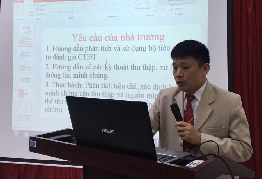 TS Phạm Xuân Thanh - Phó Giám đốc Trung tâm Kiểm định chất lượng giáo dục (Hiệp hội Các trường đại học, cao đẳng Việt Nam). Ảnh: INT TS Phạm Xuân Thanh - Phó Giám đốc Trung tâm Kiểm định chất lượng giáo dục (Hiệp hội Các trường đại học, cao đẳng Việt Nam). Ảnh: INT