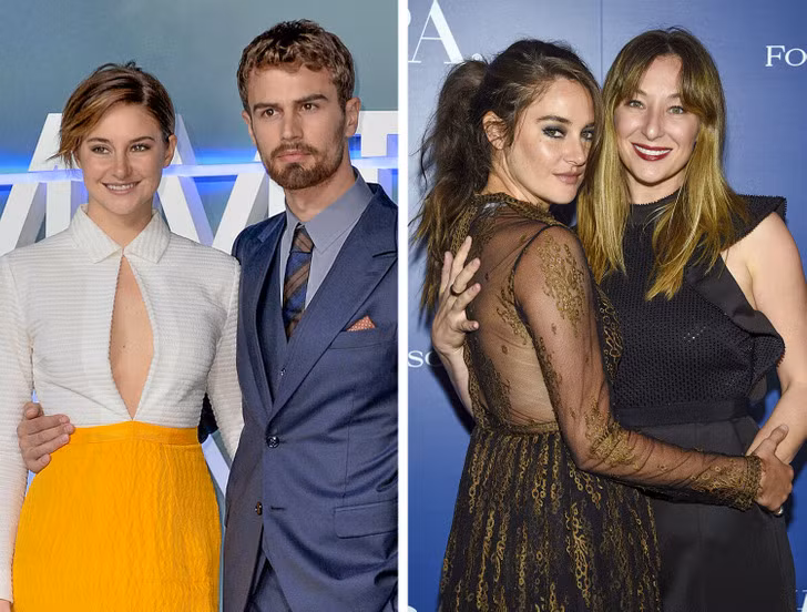 Shailene Woodley: Trong suốt cuộc đời của mình, nữ diễn viên Shailene Woodley chủ yếu hẹn hò với đàn ông. Tuy nhiên, nữ diễn viên vẫn không ngần ngại bày tỏ tình yêu với phụ nữ. Shailene nói: “Tôi yêu dựa trên con người của họ, không dựa trên những gì họ làm hoặc giới tính của họ". Hiện nữ diễn viên đã đính hôn với tiền vệ Aaron Rodgers của Green Bay Packers.