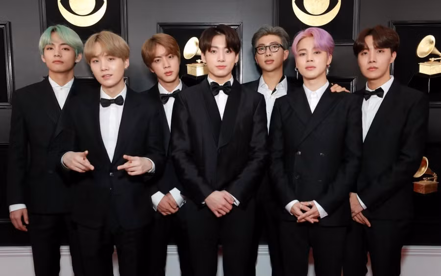 Nhóm nhạc BTS.