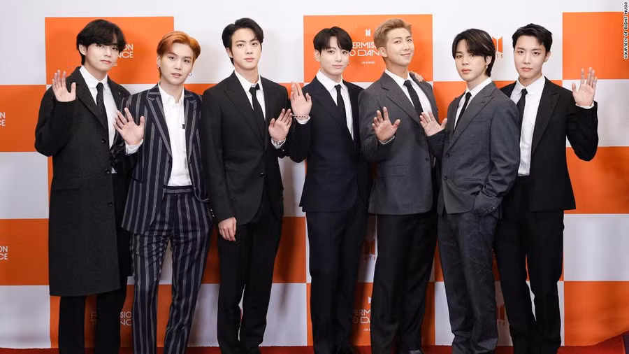 Nhóm nhạc BTS.