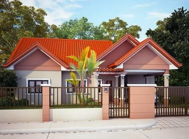 10 mẫu nhà cấp 4 mái thái 300 triệu hot nhất 2018 ảnh 6