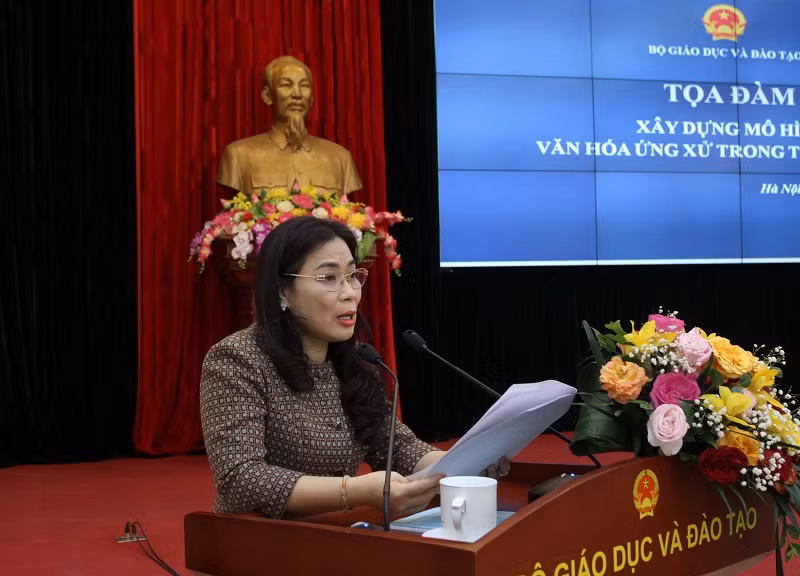 Bà Nguyễn Thuý Liễu - Phó Trưởng phòng Chính trị tư tưởng, Sở GD&amp;ĐT Hải Phòng. Ảnh: TG