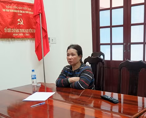 Đối tượng Đỗ Thị Hoa.