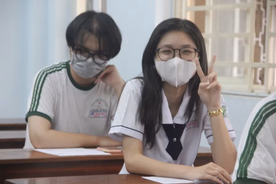 Tự tin bước vào kỳ thi.