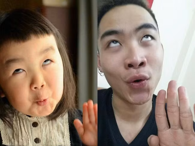 Giới trẻ đua nhau diễn sâu khi bắt chước loạt biểu cảm hài hước của nhóc tì Nhật - Ảnh 29.