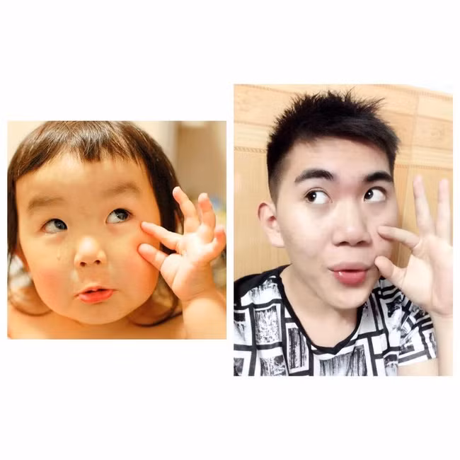 Giới trẻ đua nhau diễn sâu khi bắt chước loạt biểu cảm hài hước của nhóc tì Nhật - Ảnh 22.