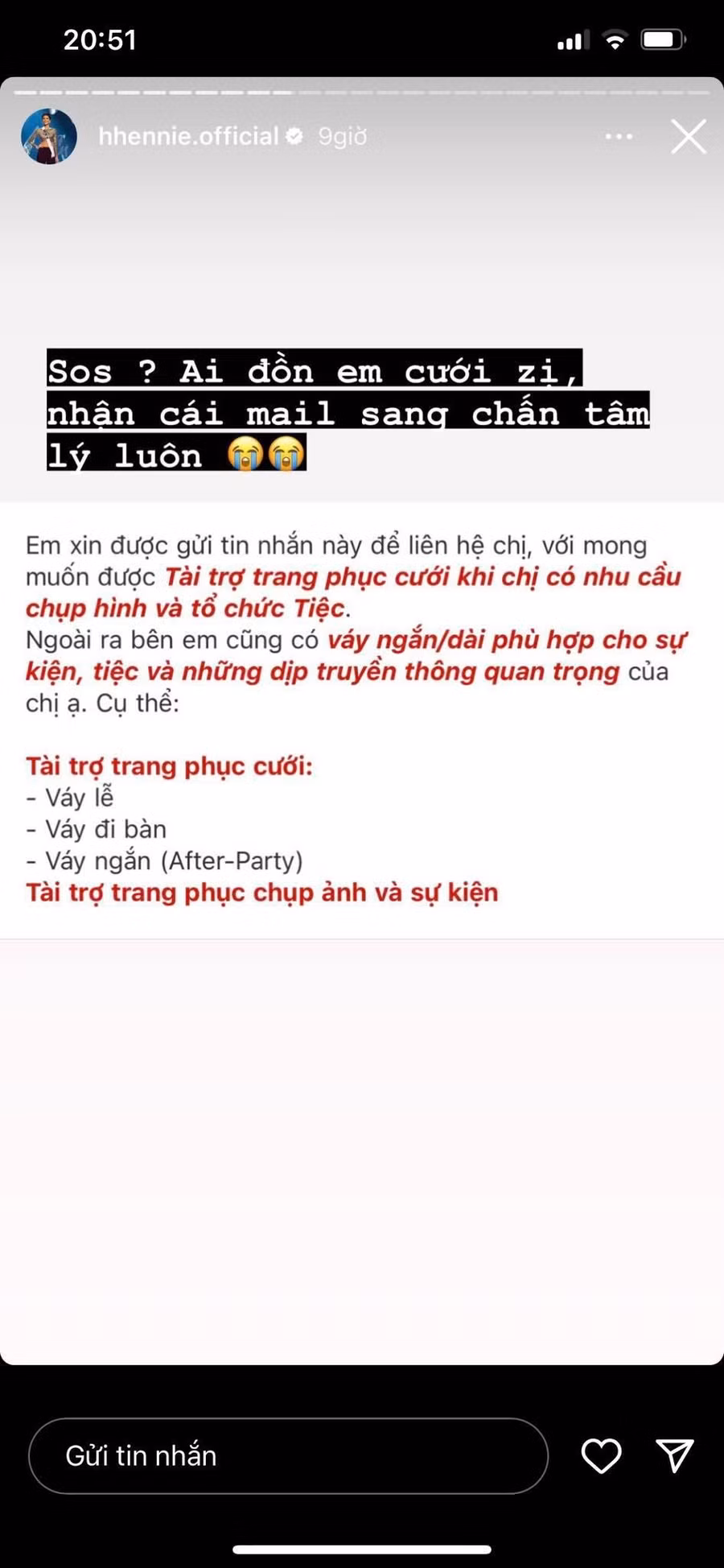Bị đồn sắp kết hôn, H'Hen Niê liền phản ứng đầy bất ngờ. Bị đồn sắp kết hôn, H'Hen Niê liền phản ứng đầy bất ngờ.